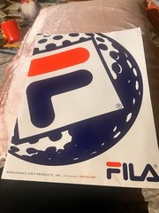 Fila Golf Folder 1998 Filled With Advertisements & Other Vintage Clippings