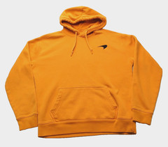 McLaren Hoodie Sweatshirt Mens Medium Orange Formula 1 Team Racing Hollister