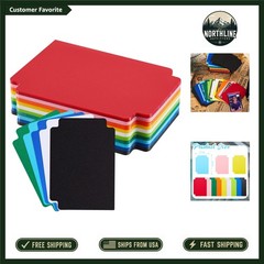 50 Frosted Plastic Trading Card Dividers, Portable and Versatile – 2.7×3.8 Inch
