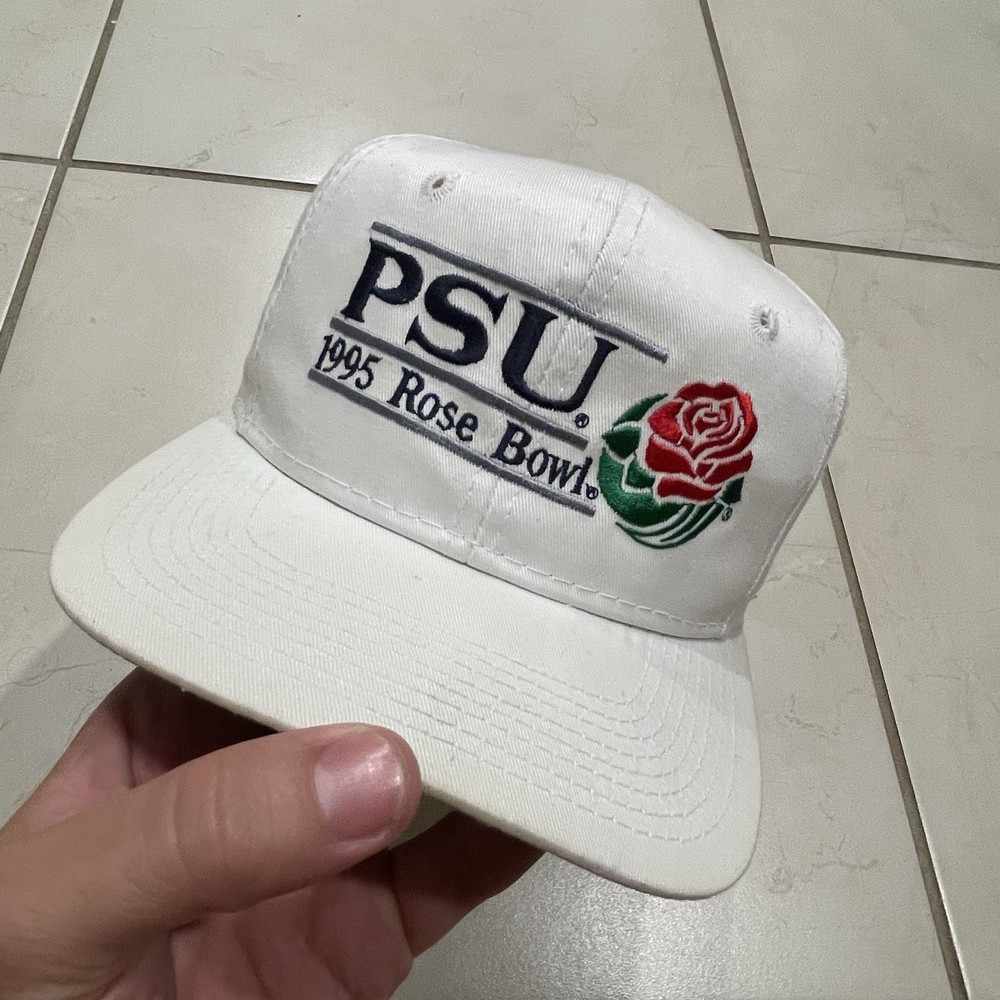 Vintage 1995 The Game Split Bar Penn State Rose Bowl Nittany Lions SnapBack Hat