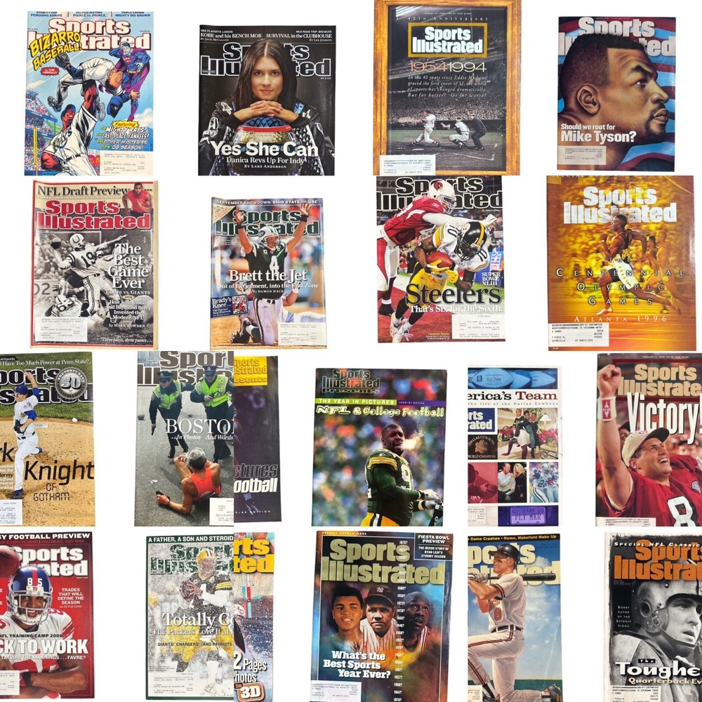 Sports Illustrated Lot of 21 Various Vintage Mags: See description for details
