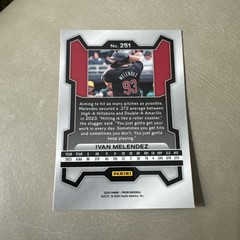 Ivan Melendez Prospect Rookie 2024 Prizm Baseball Card #251 Arizona Diamondbacks