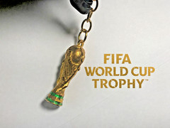 Official FIFA World Cup 2026 TROPHY Keychain Charm Collectible