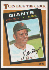 1986 Topps Baseball #403 – Willie Mays TBC – San Francisco Giants 86-2114