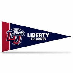 CUSA Liberty Flames Mini Pennant 9X4 inch soft felt, Banner, Flag made in USA