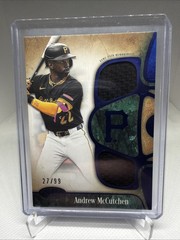 2026 Topps Tier One Andrew McCutchen Pirates Tier One Dual Relics T1R-AM /99