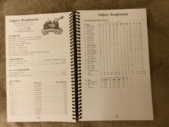 2005 NLL MEDIA GUIDE TORONTO ROCK GARY GAIT LACROSSE ARIZONA STING Program AD