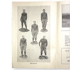 1923 University Of Michigan Wolverines Vs Quantico Marines Ann Arbor First Visit