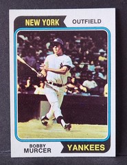 1974 Topps #90 Bobby Murcer New York Yankees EX-EXMINT