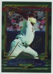 1994 Topps Finest Curt Schilling Philadelphia Phillies #150