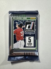 (1) 2025 Panini Donruss Baseball Factory Sealed Gravity Feed Pack – Yellows!