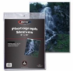 BCW (New) 1ct – 8 X 10 Top Loader & Soft Sleeve – For Vintage Photos & Prints