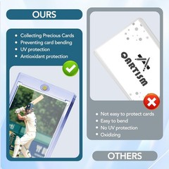 Magnetic Card Holders 35/55/75/100/130/180pt One Touch Card Holder Hard PVC