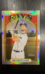 2021 Topps Heritage Brandon Lowe Chrome Refractor 362/572 Rays