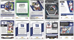 Saquon Barkley Lot of 50 NFL Football Cards Collection – Exact Cards Shown