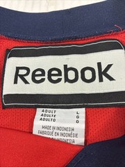 Reebok Hockey Jersey Red White & Black #18 Adult Size L