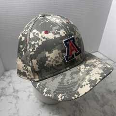 NIKE TRUE Arizona Wildcats Hat Camo Print 7 1/2 60cm 100% COTTON