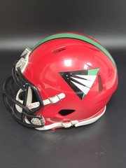Raleigh Durham Skyhawks WLAF Riddell Speed Football Mini Helmet