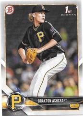 Braxton Ashcraft 2018 Bowman Draft #BD-95 Pittsburgh Pirates 1st Bowman
