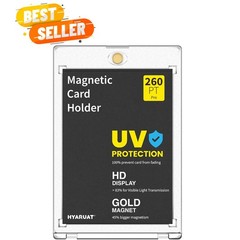 Luxury 260pt Magnetic Card Holder for Thick Baseball & Sports Cards – 1 Pack
