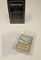 200 ct Pristine Mint Oversized Semi Rigid Trading Card Protectors toploader PSA