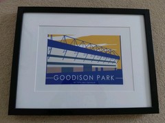 Framed Everton Print – Frame Size 42.5 X 33cm – Excellent Condition