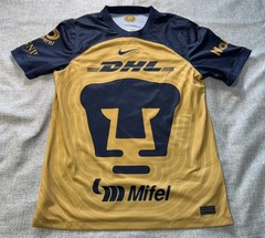 Nike Pumas UNAM 2022/23 Away Jersey Men M Gold Navy Liga MX DJ7683-711 Category