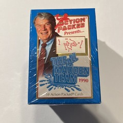 1990 Action Packed The All Madden Team Factory Sealed Set Emmitt Smith Rookie RC