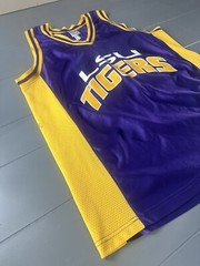 Vintage True Fan Sportswear LSU Tigers Football Jersey Men’s Size Large