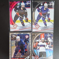 4 count lot Topps Chrome Olympic Team USA Ice Hockey Hannah Bilka & Hilary Knig…