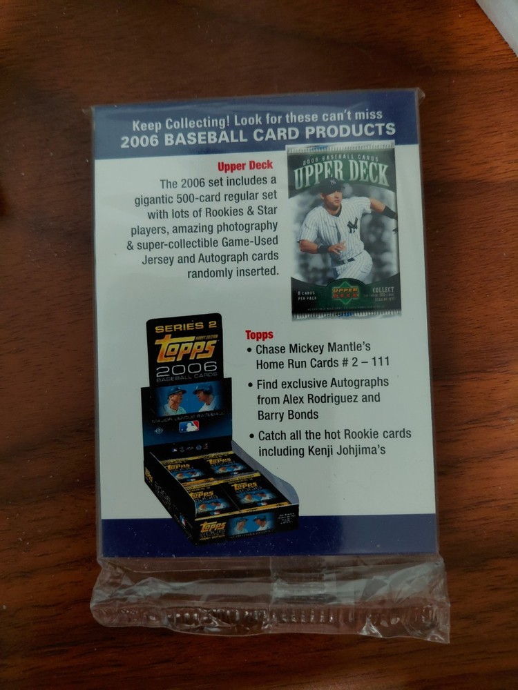 Upper Deck Topps 2006 National Free Baseball Card Day Unopened Pack