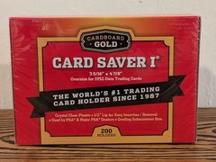 Card Saver 1 Cardboard Gold Semi Rigid 50 100 200 300 400 500 1000 2000