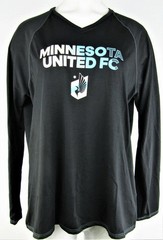 Minnesota United FC MLS adidas Women’s Black Long Sleeve Polyester Shirt