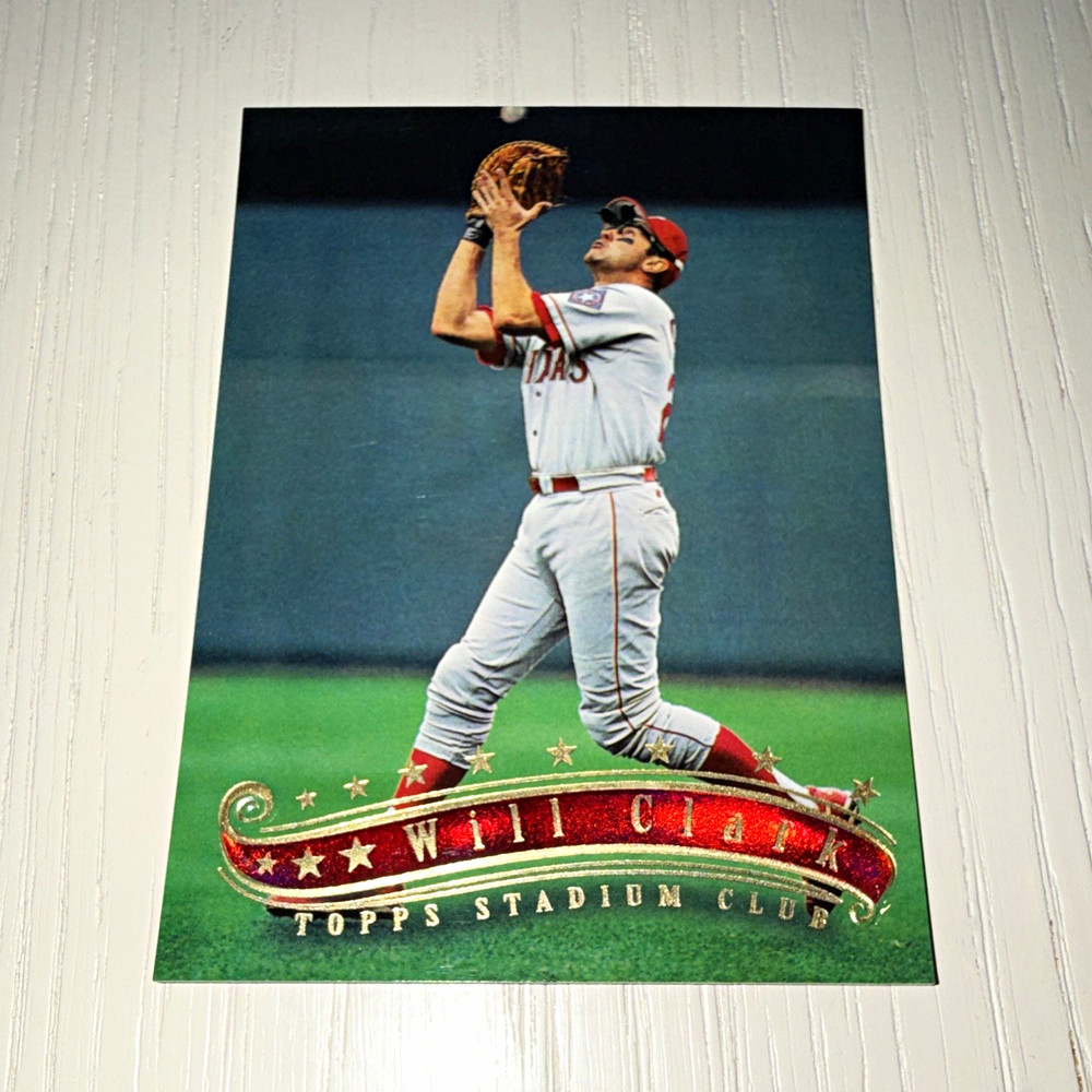 Topps 1997 Stadium Club Will Clark Texas Rangers #49