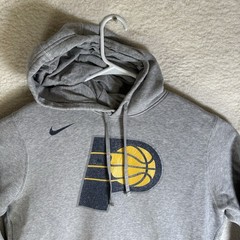 Nike Indiana Pacers Hoodie Sweatshirt Mens XL Gray NBA Basketball Pullover