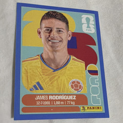 2026 Panini James Rodríguez Colombia Light Blue Variant? Possible Print Error