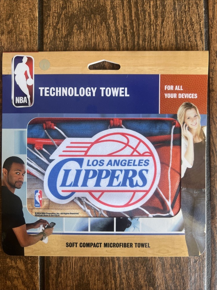 Los Angeles Clippers Small Soft Compact Microfiber Technology Towel New