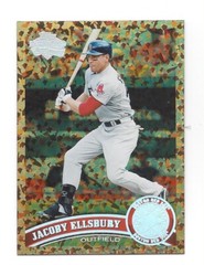 2011 TOPPS #351 COGNAC DIAMOND ANNIVERSARY JACOBY ELLSBURY .99 SH V931