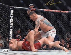Tom Aspinall autographed signed 8×10 photo UFC JSA COA Jon Jones