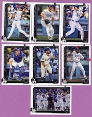 2025 Topps SERIES 1 LOS ANGELES DODGERS TEAM SET RIVER RYAN RC OHTANI QTY