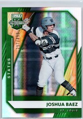 2021 Panini Elite Extra Edition #54 Joshua Baez Status Green #/499