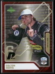2026 Parkside Indycar Hush Pack #109 Colton Herta Red #/35