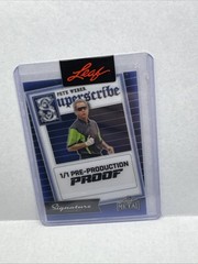 2024 Leaf Metal PBA Pete Weber Clear Light Blue Pre-Production Proof 1/1