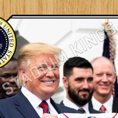 Donald Trump 45 Jersey President USA 1987 Baseball Card Poster – 11×17 inches
