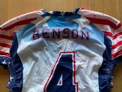 All American United Game Football Jersey Size Large
