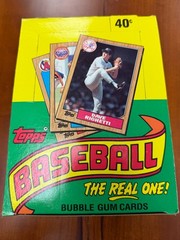 1987 Topps Baseball Bubble Gum Cards “The Real One” Factory BOX!
