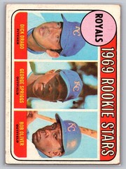 1969 Topps #662 Royals 1969 Rookie Stars (D Drago / G Spriggs / B Oliver)