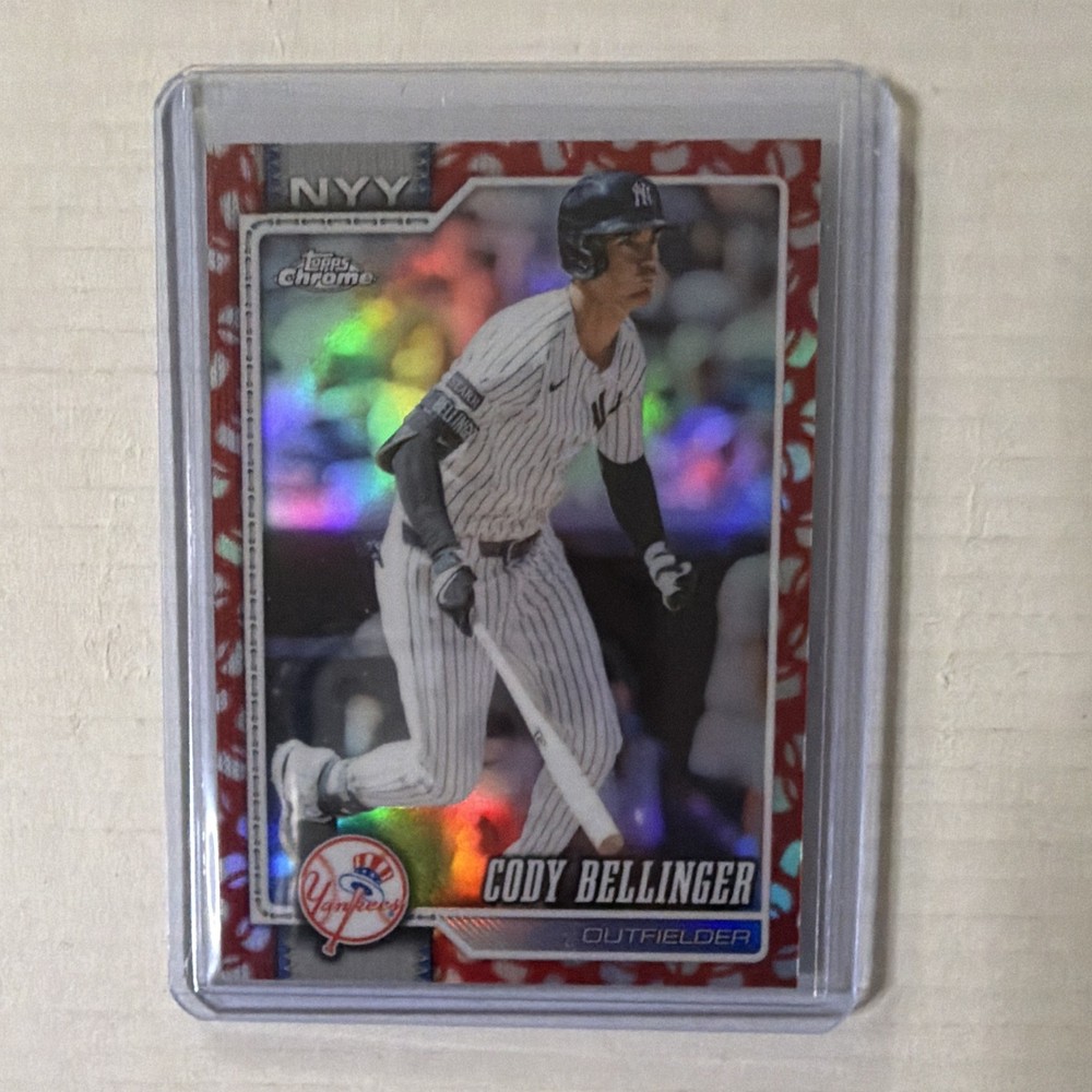 2026 Topps Chrome Baseball Cody Bellinger Red Baseball Refractor #2