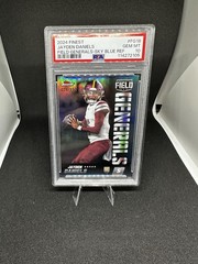 2024 Topps Finest – Field Generals Jayden Daniels Sky Blue Refractor /150 (RC)