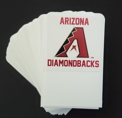 30 TALL Sports Card Dividers with FREE Custom MLB Team Logo Labels